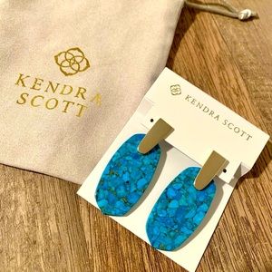 Kendra Scott Aragon Drop Earrings in Turquoise